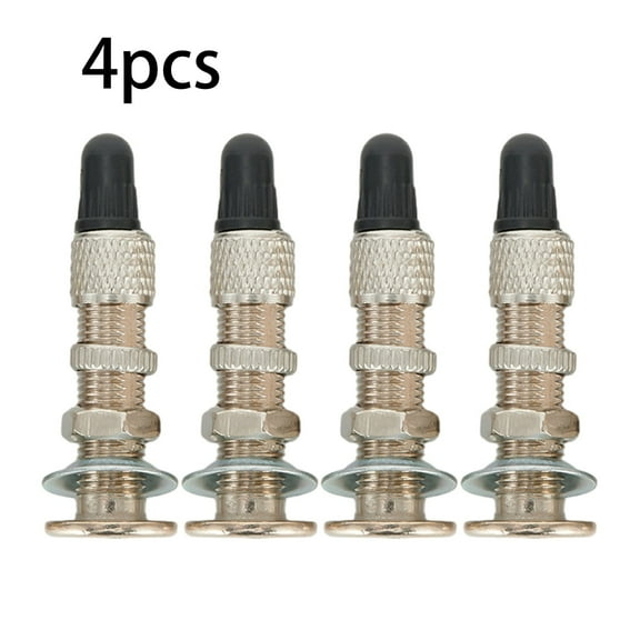 4pcs Bicycle Tubeless Valve Bike Dunlop Valve Woods Valve English Valve Tubeless Tire Extension Air Nozzle Tool