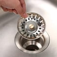 thumbnail image 1 of Kitchen Drain Stopper,2PCS Stainless Stee Kitchen Kitchen Sink Stopper Antifouling Sink Filter Breakthrough Technology, 1 of 6