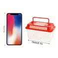 thumbnail image 2 of HLONK 13 Pack Small Plastic Reptile Carrier Breeding Box Hatching Container for Fish Turtle Hermit Crab Spider Snake Bearded Dragon Lizard random color  Pet Transport Case  Terrarium Encl, 2 of 4