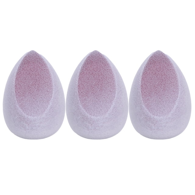 FOCALLURE Juego de 3 esponjas correctoras suaves para maquillaje en húmedo y seco de doble uso FA136 #4 (púrpura)