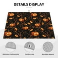 thumbnail image 3 of Honeii Halloween With Pumpkins Print Kitchen Drying Mat Coffee Bar Mat Hide Stain Coffee Maker Mat for Countertops Coffee Pot Dish Drying Mat, 3 of 7