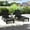 Black, variant on Uforic Outdoor Chaise Lounge Set of 2, 5-Position Adjustable Backrest, Waterproof for Patio, Brown
