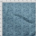 thumbnail image 4 of oneOone Viscose Jersey Light Blue Fabric Asian Batik Floral Fabric For Sewing Printed Craft Fabric By The Yard 60 Inch Wide, 4 of 4