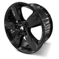 thumbnail image 2 of For 2013-2021 Dodge Ram 1500 20 Inch Painted Gloss Black Rim - OE Direct Replacement - Road Ready Car Wheel, 2 of 7