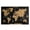 Black, variant on Unframed Cork World Map, Wall Art Pinboard, Home Office Wall Decor, Black, 23x35 1-Piece Design