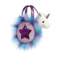 thumbnail image 2 of Aurora - Small Blue Fancy Pals - 5.5" Sparkle Heart Purple Unicorn - Fashionable Stuffed Animal, 2 of 6