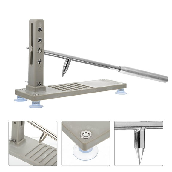 1 Pc Adjustable Oyster Shucker Tool Practical Seafood Tool (Light Grey)