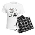 thumbnail image 4 of CafePress - Girly Bichon Frise Women's Light Pajamas - Women's Short Sleeve Print T-Shirt and Pants Light Cotton Pajama Set, 4 of 7