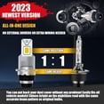 thumbnail image 2 of Bombilla LED NOVCAPAR D2R D2S, 70 W, 24000 LM, 6500 K, luz blanca fría, 2 of 6