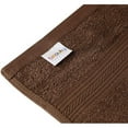 thumbnail image 3 of Beauty Threadz Ultra Soft 8 Piece Towel Set 500 GSM - 100% Pure Cotton, 2 Oversized Bath Towels 27x54, 2 Hand Towels 16x28, 4 Wash Cloths 13x13 - Ideal for Everyday use, Hotel & Spa- Dark Brown, 3 of 7