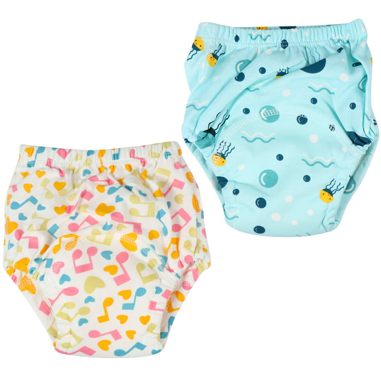 2pcs Baby Diapers Baby Training Pants Washable Diaper Breathable