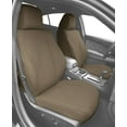 thumbnail image 2 of CalTrend Front Sport Buckets Faux Leather Seat Covers for 1984-1988 Toyota Pickup - TY277-06LX Beige Insert and Trim, 2 of 3