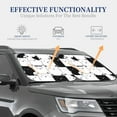 thumbnail image 5 of Yiaed Doodle Cute Cat Print Car Front Windshield Sun Shade,Foldable Anti-UV Car Sunshade for Front Window for Most Vehicles-Small, 5 of 5
