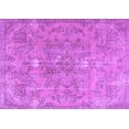 thumbnail image 1 of Ahgly Company Indoor Rectangle Persian Purple Traditional Area Rugs, 8' x 12', 1 of 4