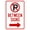 Warning Sign 2, variant on No Parking Bus Loading Zone School Tin Sign - 8"x12" Vintage Metal Warning Sign, School Bus Zone Decor for Home Farm Bar Coffee Shop Club School Street