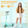 thumbnail image 3 of LIEAGLE Electric Scooter for Kids Ages 6-12, Lightweight and Adjustable Handlebar with Flashing Rainbow Lights, Glow PU Wheel, 3 of 7