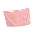 thumbnail image 4 of Toalla de baño para mujer, falda de baño de secado rápido, bata de ducha para piscinas y spa. Rosa, 4 of 9