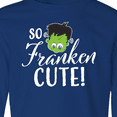 thumbnail image 4 of Inktastic Halloween So Franken Cute Long Sleeve Youth T-Shirt, 4 of 5