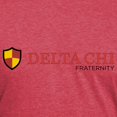 thumbnail image 3 of CafePress - Delta Chi Fraternity Full Color Logo T Shirt - Mens Tri-blend T-Shirt, 3 of 4