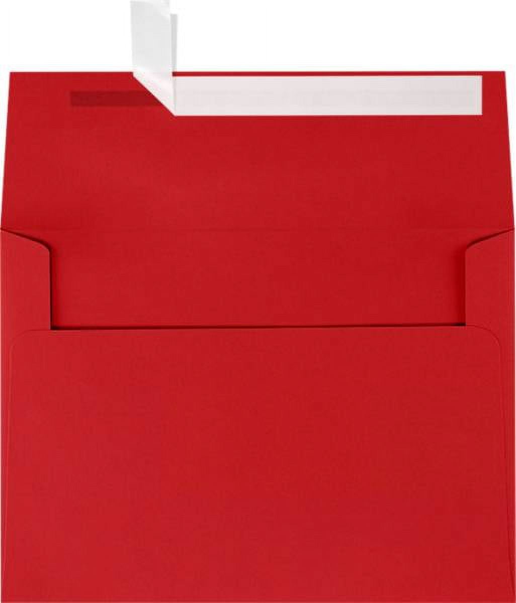 LUXPaper A7 Invitation Envelopes, 5 1/4 x 7 1/4, Ruby Red, 250/Pack