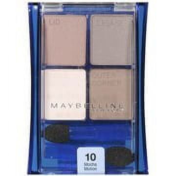 Maybelline Expert Wear Eyeshadow Quads, Mocha Motion 10Q, 0.17 oz (1 Pack)