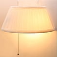 thumbnail image 4 of Bandwagon Headboard Night Bed Reading Lamp Pull Cord Ivory Shade, Farmhouse Style, 4 of 4