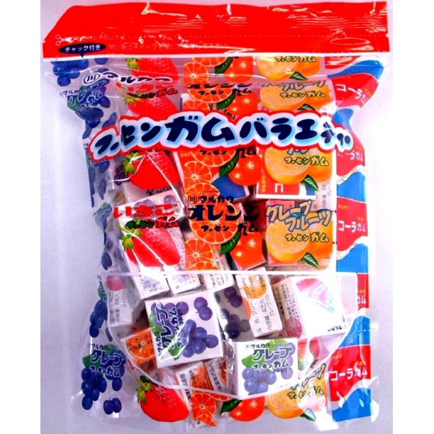 Marukawa Bubble Gum Assort Pack / 4 Pieces x 50 Packs