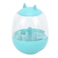 thumbnail image 4 of Dog Food Dispensing Toy, Interactive Dog Toys Pet Slow Eating Interactive Toy Slow Food Structure Design Durable Slow Feeder Dog Toy  For Dog For Entertainment Peacock Blue, 4 of 8