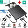 thumbnail image 2 of Slim External Usb 30 Dvd Cd Rw Writer Drive Burner Reader Player For Laptop Pc, 2 of 5