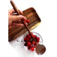 thumbnail image 4 of Cuchara de sopa larga, cuchara de arroz de madera, redonda, cabeza coreana, 10,9 pulgadas de largo, coreana, japonesa, cuchara de sopa mixta natural, cuchara de sopa de cocina, 4 of 4