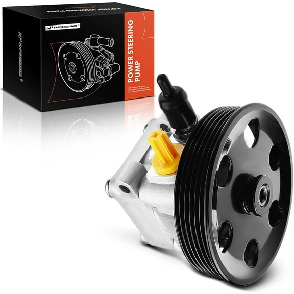 A-Premium Power Steering Pump with Pulley Compatible with Maserati Quattroporte 2014-2017 Ghibli 2014 V6 3.0L