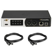 iConnectivity MioXM USB to MIDI Interface for Mac or PC with 2 Hosa MID-310 Black MIDI Cables