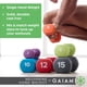 thumbnail image 2 of Pesa de mano con mancuernas de 5 libras – Mancuerna de ejercicio y fitness con revestimiento de neopreno para equipos de gimnasio en casa, entrenamiento de fuerza, pesas libres para mujeres, hombres, 2 of 7