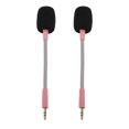 thumbnail image 2 of Micro de Remplacement, Perche de Microphone de Jeu Détachable 3,5 mm, Micro à Réduction de Bruit Compatible avec Casque Barracuda X, Prise Plaquée Or, 2 Pcs, 2 of 7
