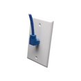 thumbnail image 1 of Eaton Tripp Lite Series Up-Angle Cat6 Gigabit Molded UTP Ethernet Cable (RJ45 Right-Angle Up M to RJ45 M), Blue, 10 ft. (3.05 m) - Patch cable - RJ-45 (M) to RJ-45 (M) - 10 ft - CAT 6 - stranded - blue, 1 of 3