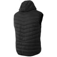 thumbnail image 2 of Ma Croix Mens Lightweight Puffer Vest Alternative Down Quilted Hiking Parka with Hood, 2 of 8