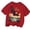 Red, variant on Kids Casual Graphic Short Sleeve T‑Shirt Eagle Mountain Landscape Print Crew Neck Tee Soft Breathable Everyday Top for Boys Girls Casual Daily Wear(Orange,4-5 Years)