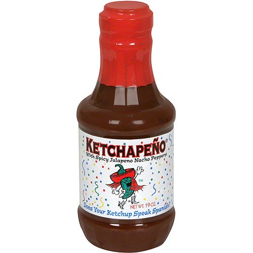 Ketchapeno Primo Spicy Jalapeno Peppers Ketchup, 18 oz (Pack of 6