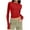 Red, variant on ZZwxWA Long Sleeve Shirts for Women, Tight Fitted Compression Workout Cute Going Out Basic Tops Teen Girls Fall Trendy 2025