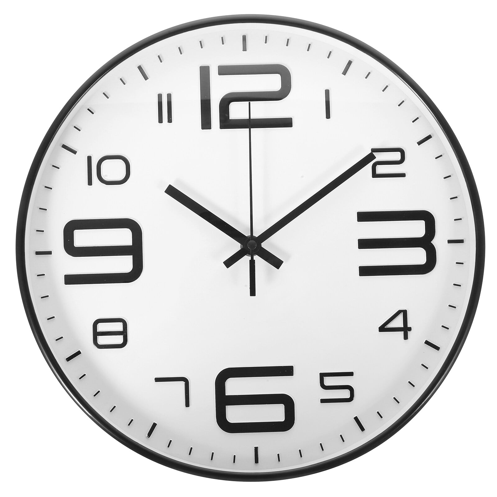 Wall Clock Battery Operated Silent NonTicking Decorative Modern Round Quartz Clock