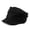 Black, variant on Ultra-Light Newsboy Cap, Breathable Linen Blend, Soft Lining for Chemo, Hair Loss & Travel