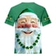 thumbnail image 4 of Ceisia Men's Slim Fit Short Sleeve T-Shirt Funny Cartoon Santa Claus Print Christmas & St. Patrick's Day Holiday Themed Spring Summer Shirt Gift, 4 of 4