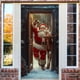 thumbnail image 5 of XWSHYW Decoraciones para El Hogar Cubierta de Puerta de Papá Noel para Navidad, Cartel Colgante para Puerta, Cartel de Fondo de Papá Noel para Puerta de Entrada de Casa, Decoraciones Navideñas para F, 5 of 6