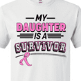 thumbnail image 4 of Inktastic My Daughter is a Survivor Breast Cancer Awareness T-Shirt, 4 of 5
