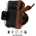 thumbnail image 4 of MegaGear Ever Ready Genuine Leather Camera Half Case Compatible with Fujifilm X-T4, 4 of 5