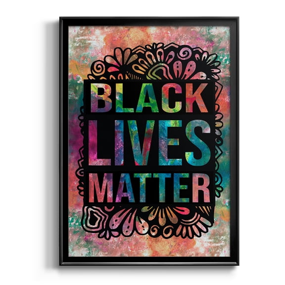 Graffiti Black Lives Matter Premium Classic Framed Print - Ready to Hang