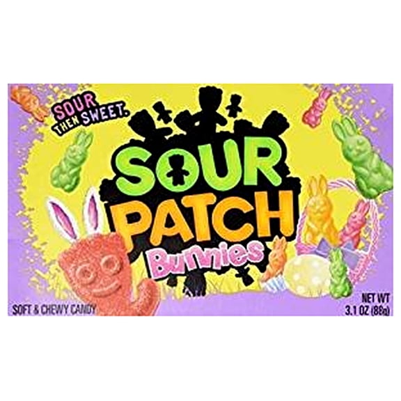 Sour Patch Bunnies - 3.1 oz Theater Box (Pack of 2)