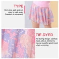 thumbnail image 4 of Traje de baño rosa para niñas Traje de baño dividido deportivo colorido Conjunto de natación de manga corta, 4 of 7