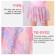 thumbnail image 4 of Traje de baño rosa para niñas, traje de baño deportivo colorido dividido, conjunto de baño de manga corta, 4 of 7