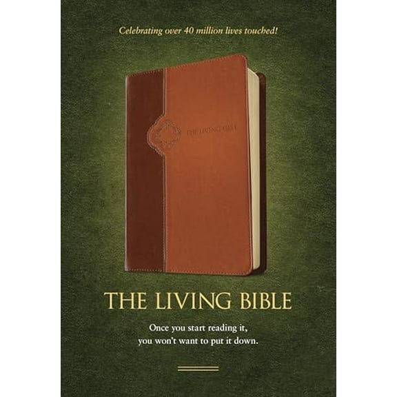 Pre-Owned Living Bible Tutone Brown/Tan, The: Paraphrased Paperback